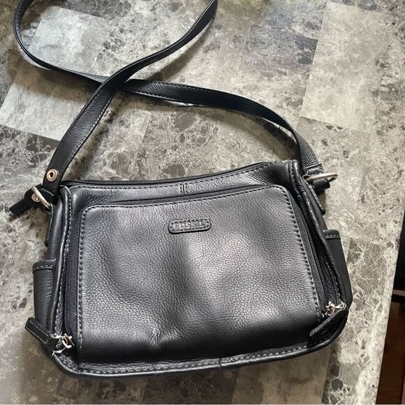 FOSSIL LEATHER BAG - Picture 1 of 7